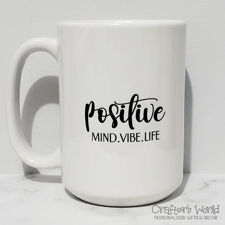 Crafter's World Cup of Wisdom Positive Morning Dalai Lama Quote Back