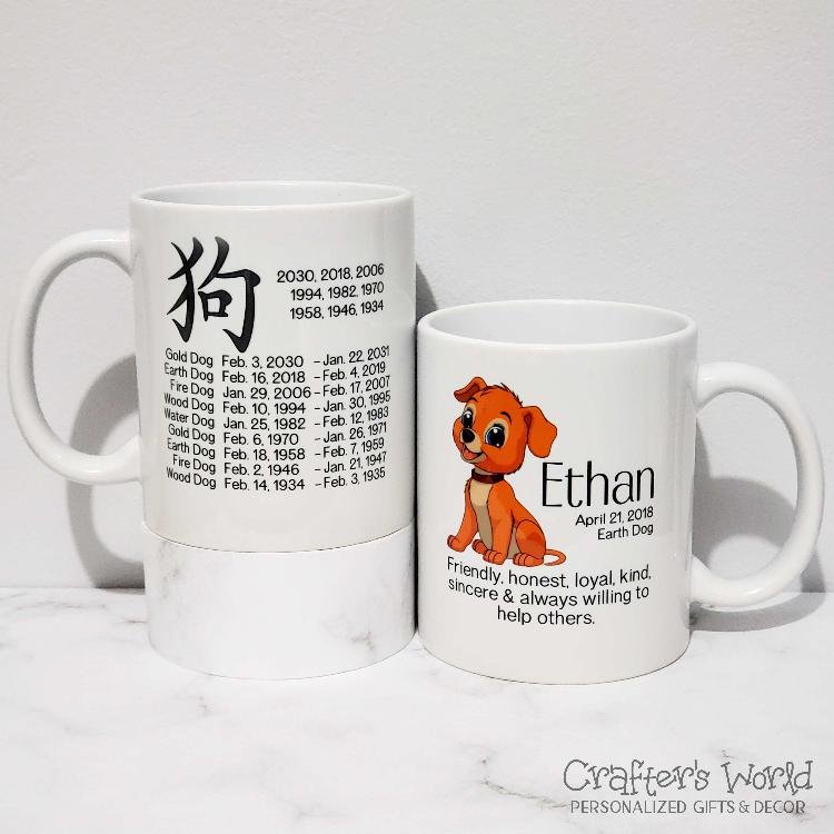 Crafter's World Chinese Zodiac Mug Dog