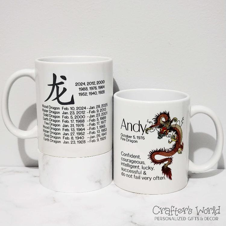 Crafter's World Chinese Zodiac Mug Dragon