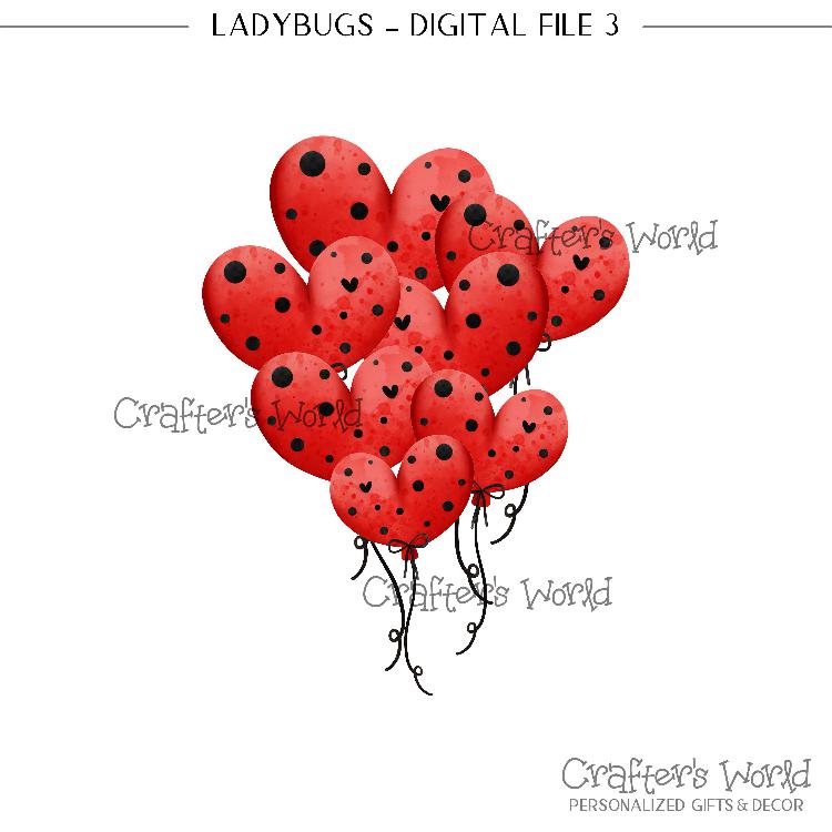 Crafter's World Ladybugs Digital Prints File3