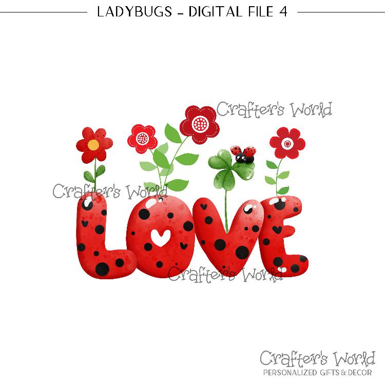 Crafter's World Ladybugs Digital Prints File4
