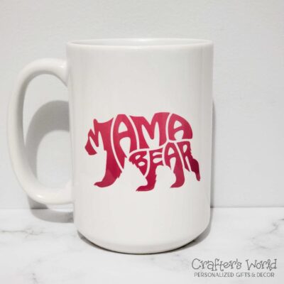 Crafter's World Mama Bear in Bear Shape Mug