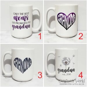 Crafter's World Custom Mug Grandma Options 1-4