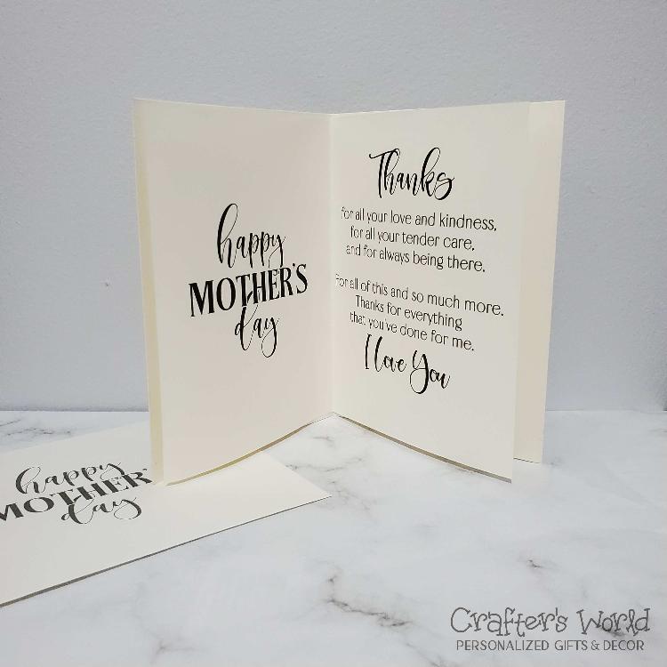 Crafter's World Grandma Gift Pack for Mother's Day Card Inside Message