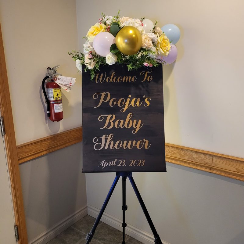 Crafter's World Baby Shower Decor Welcome Sign